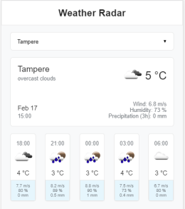 Weather App Coding Task
